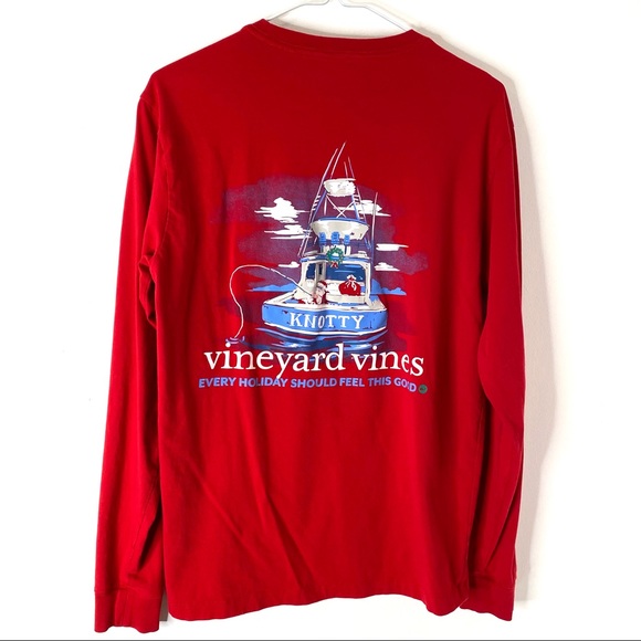 Vineyard Vines Other - Vineyard Vines Holiday Long Sleeve Pocket Tee
